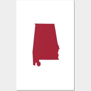 Alabama Crimson Posters and Art